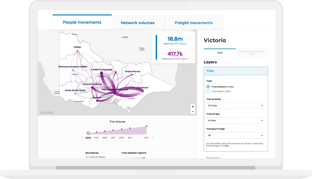 TFV internal app screenshot