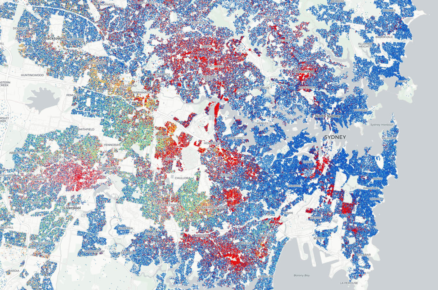 Language groups in Sydney